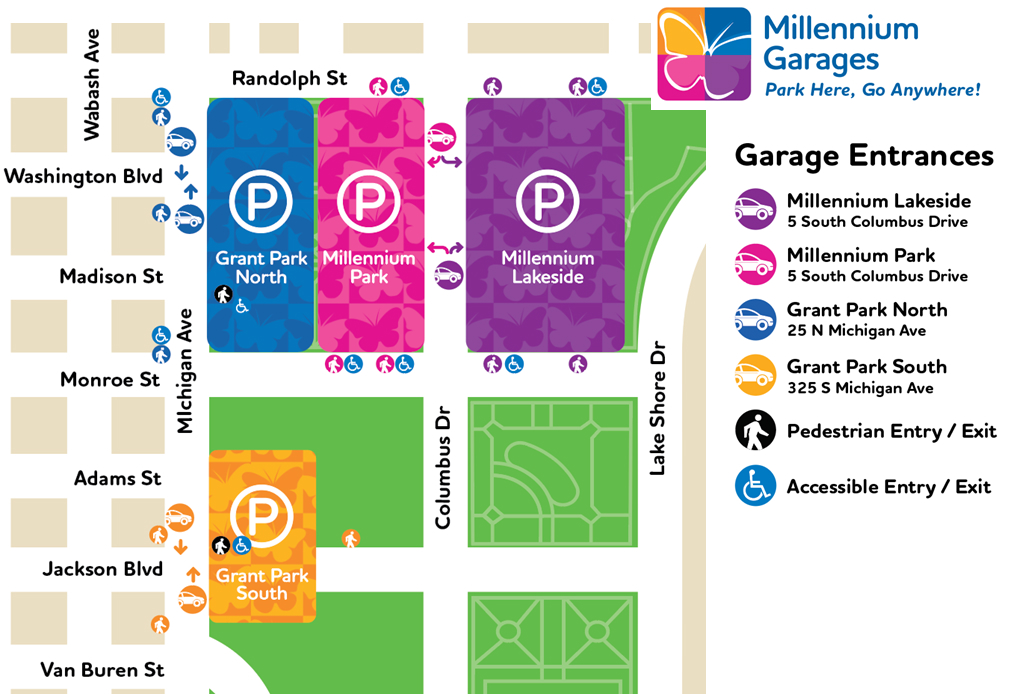 millennium tour parking